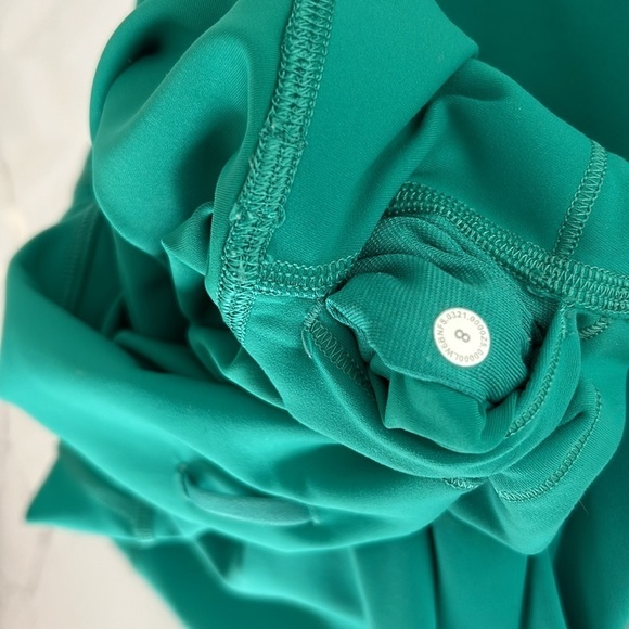 Lululemon Wunder Under Leggings High Rise Tight size 8 Cropped Inseam 23” Green - Picture 10 of 10